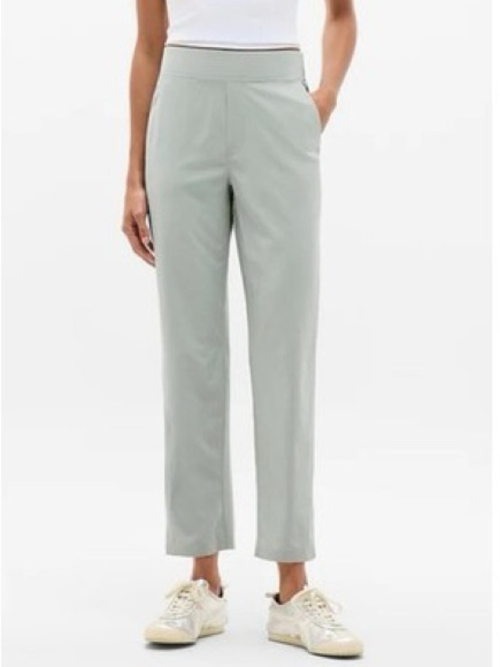 Athleta Light Gray Brooklyn Pants